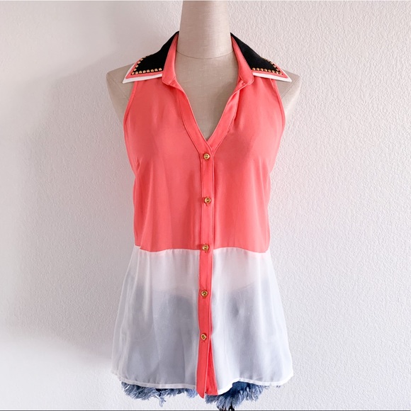 XOXO Tops - Color Block Top